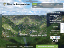 Tablet Screenshot of gitepougnadoires.fr
